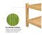Bamboo Shoe Bench, Natural (up to 7 Shoes), 2 Tiers Shoe Rack with Storage and Padded Seat for Entryway, Bathroom